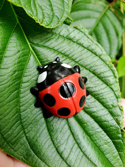 "Ladybug" 3D Beetle Pin