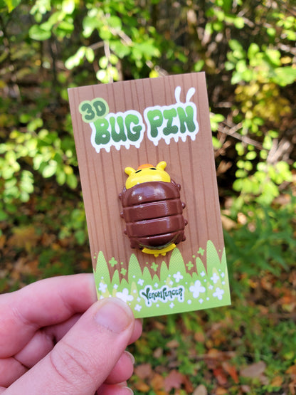 "Rubber Ducky" 3D Pillbug Pin