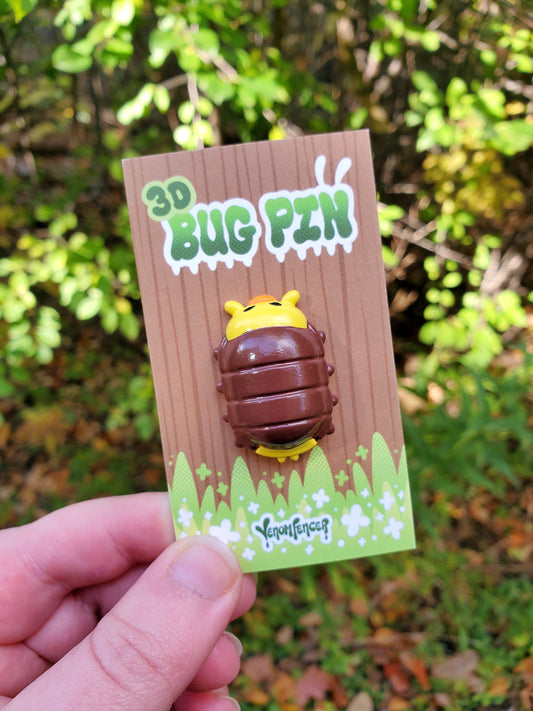 "Rubber Ducky" 3D Pillbug Pin