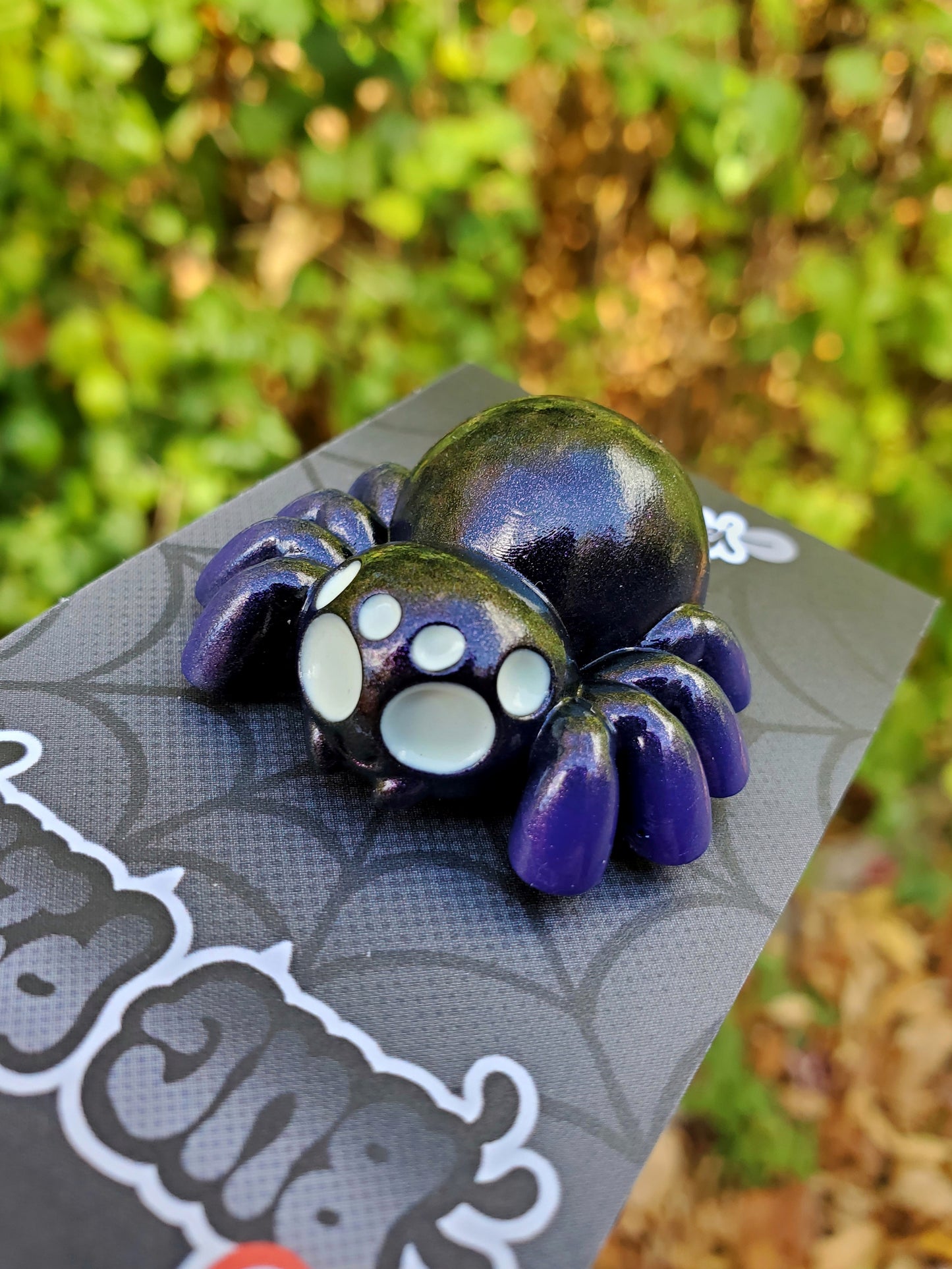 "Purple Tarantula" 3D Spider Pin