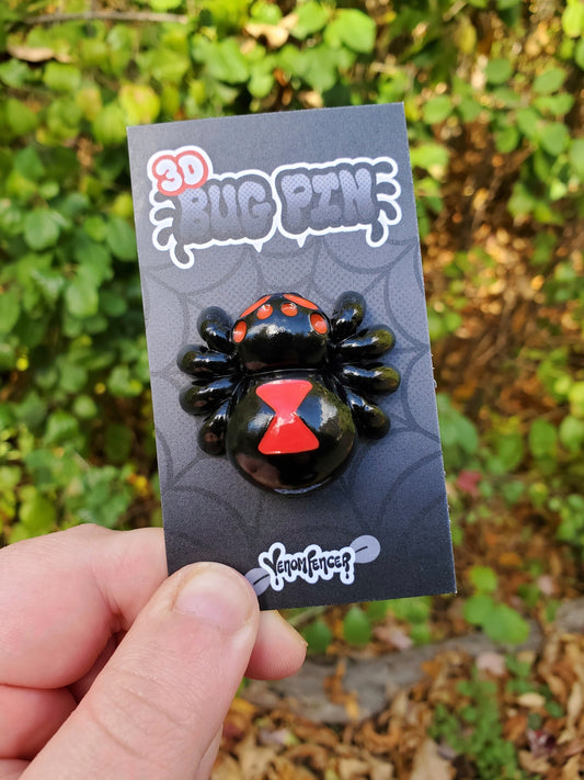 "Widow Tarantula" 3D Spider Pin