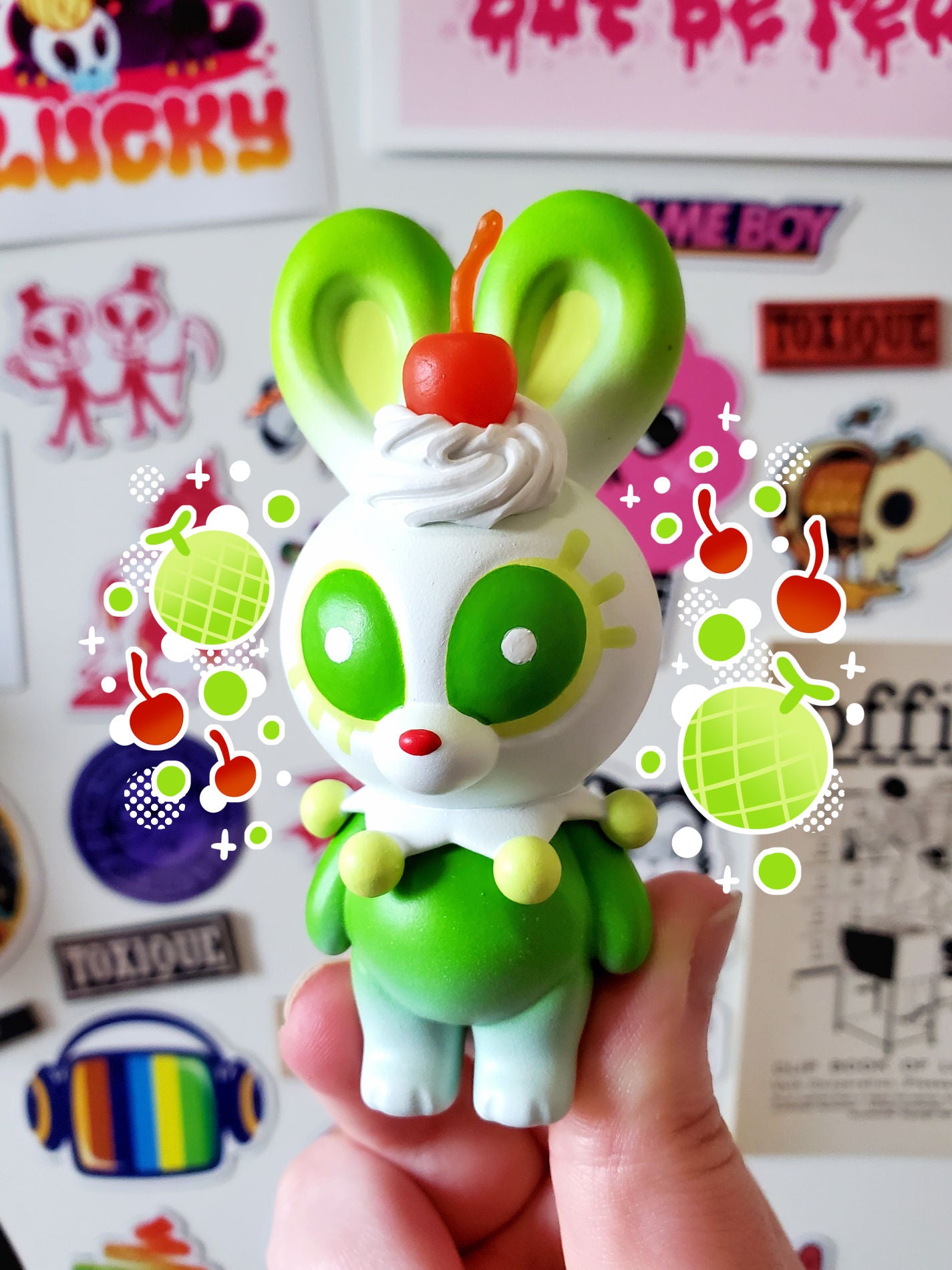 "Melonie" Clown Cloverpatch Bunny