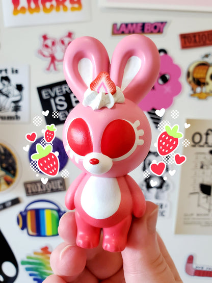 "Strawberry Shortcake" Cloverpatch Bunny