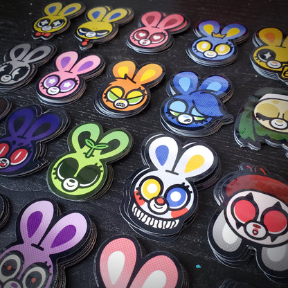 "Lucky Bunny" Stickers